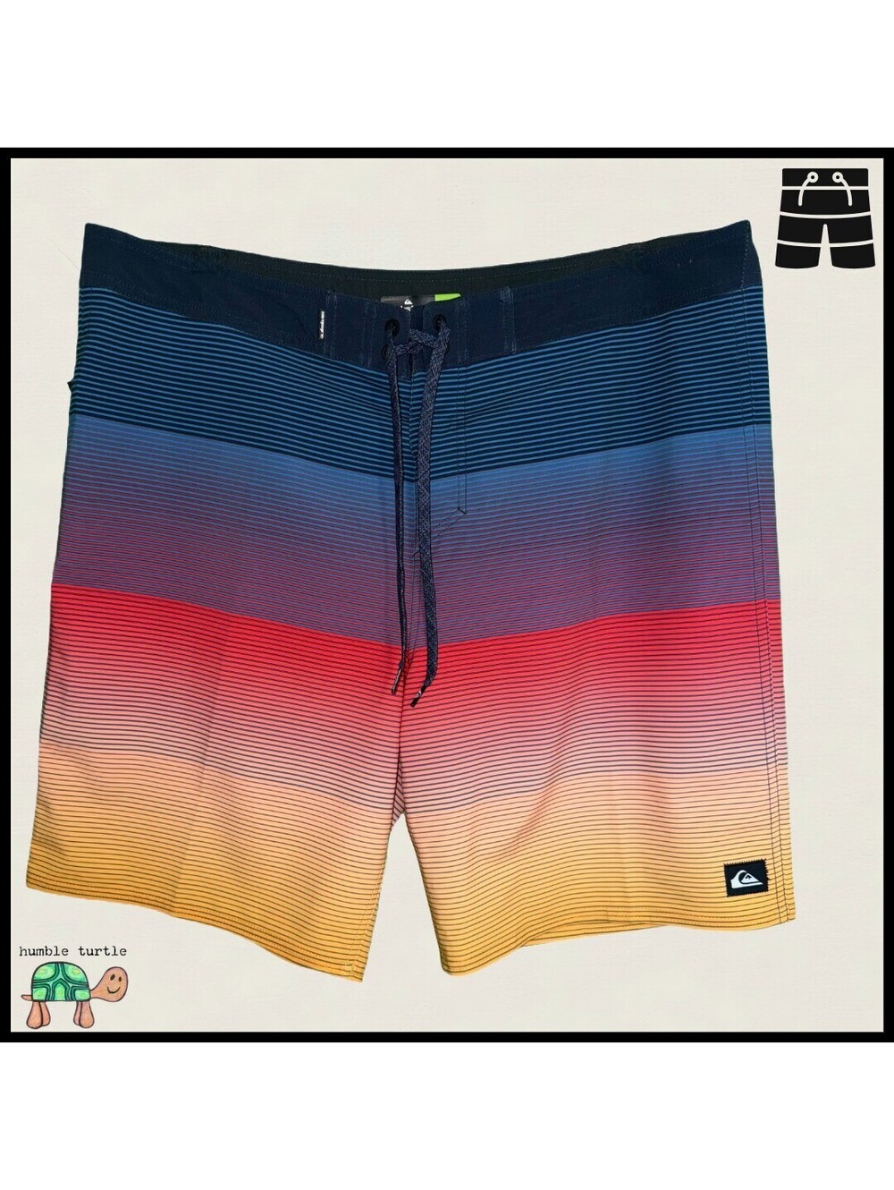 Mens Quiksilver SurfSilk Boardshorts NWT Size 38